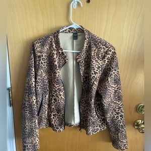 Cheetah print jacket